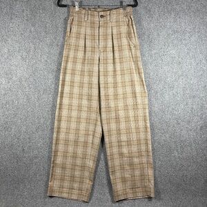 Madewell The Neale Straight Leg Pants in Ghent Plaid Womens Size 0 #1476